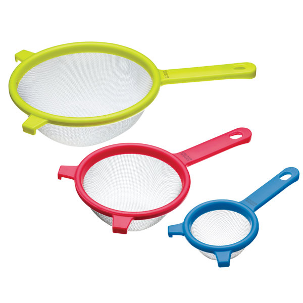 KitchenCraft Colourworks 3 Piece Strainer Set & Reviews Wayfair.co.uk